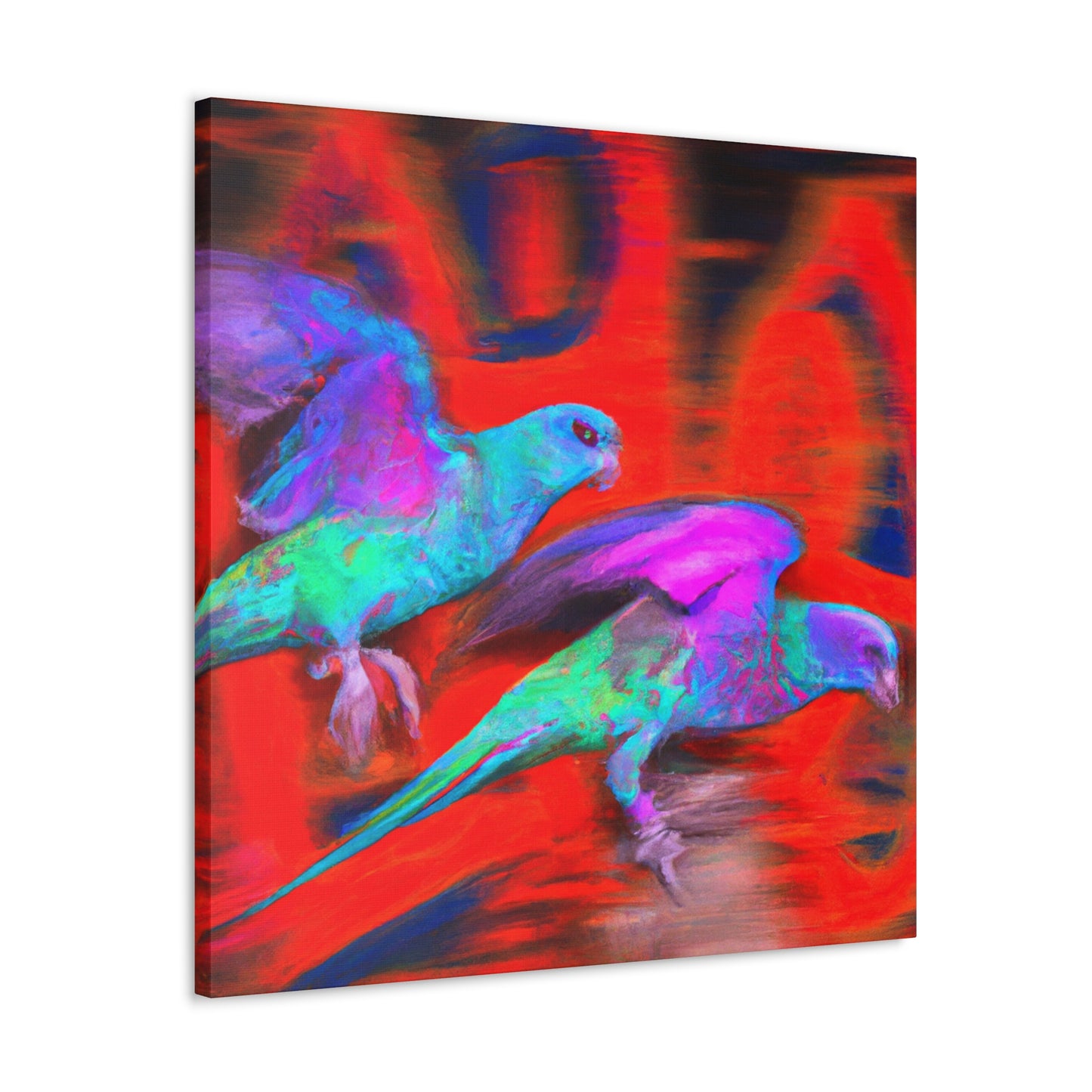 "Pionus in the City" - Canvas