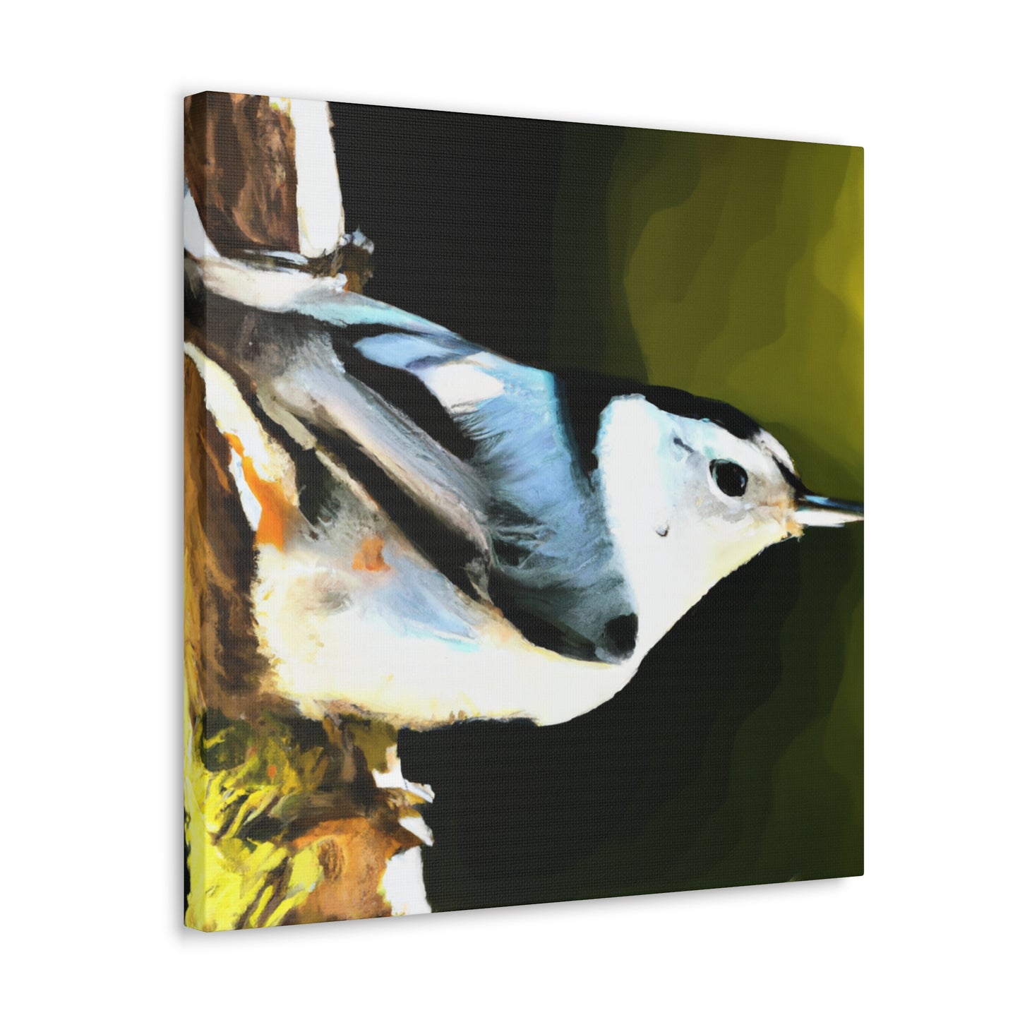 "White Breasted Nuthatch" - Canvas