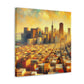 Golden City Hues - Canvas