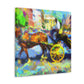 "A Joyful Carriage Ride" - Canvas