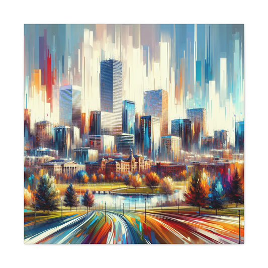 "City Radiating Vibrant Life" - Canvas