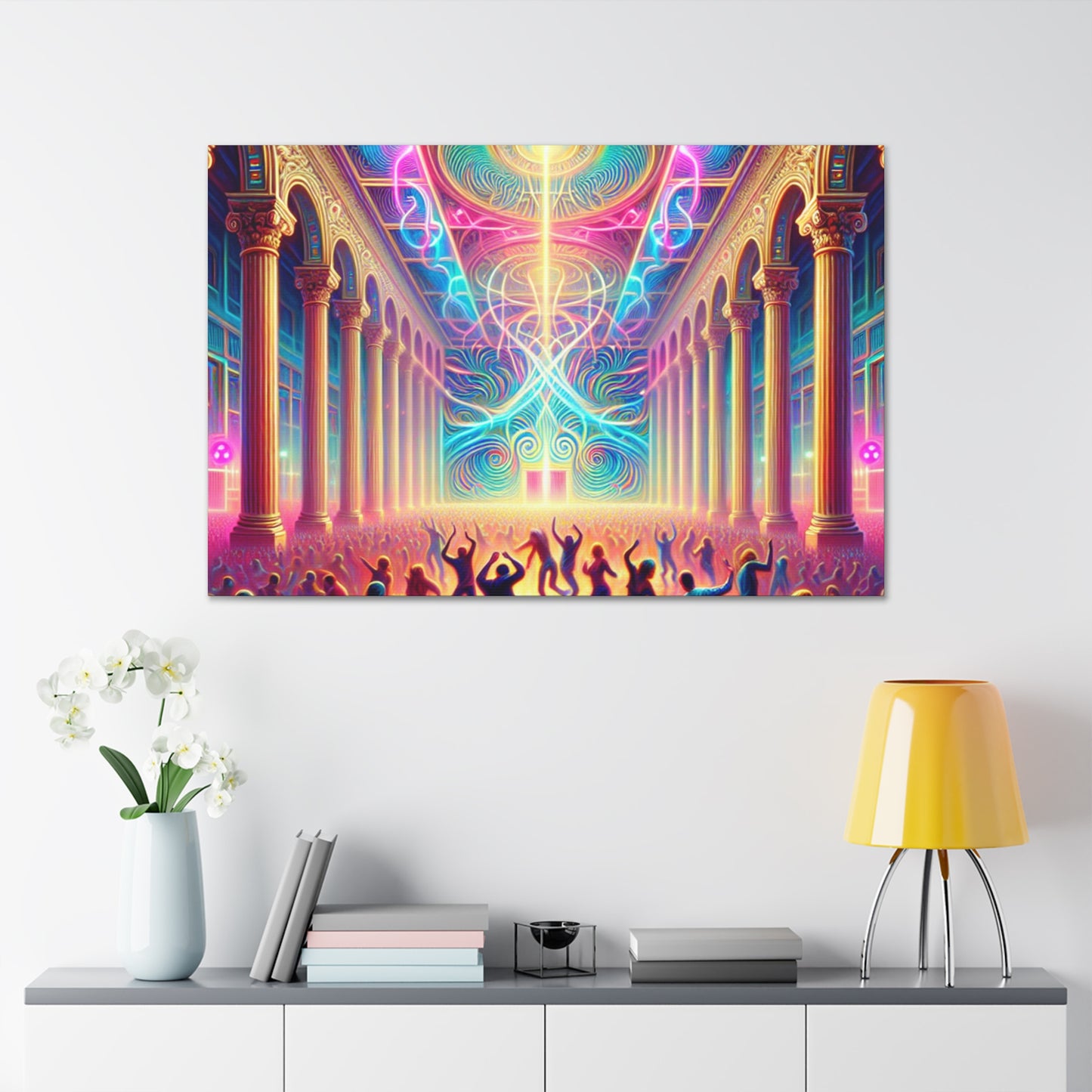 Euphoric Midnight Revelry - Canvas