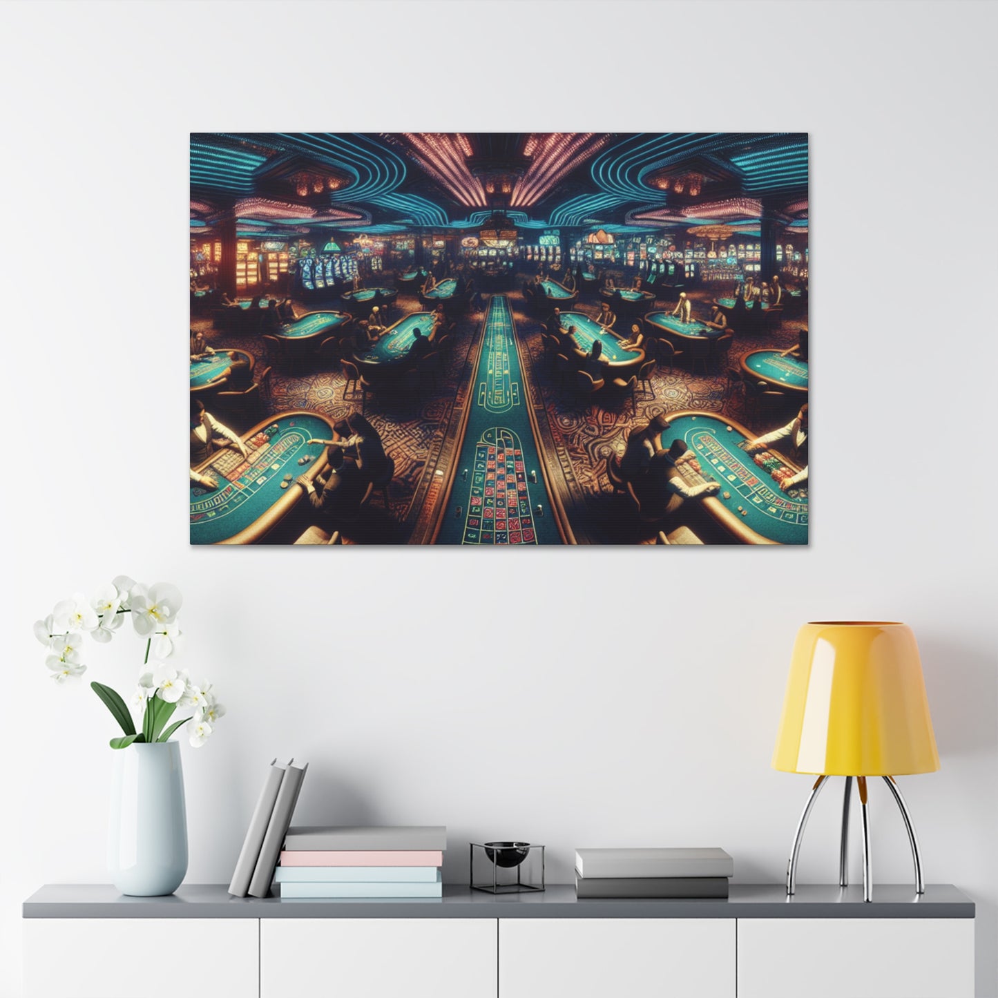 Gilded Gambler's Ballroom - Canvas