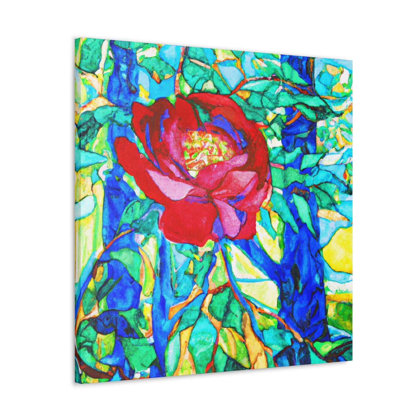 Rose's Eternal Bloom - Canvas