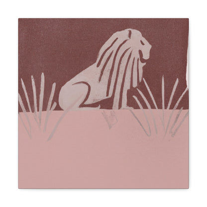 "Lion of Minimalism" - Canvas