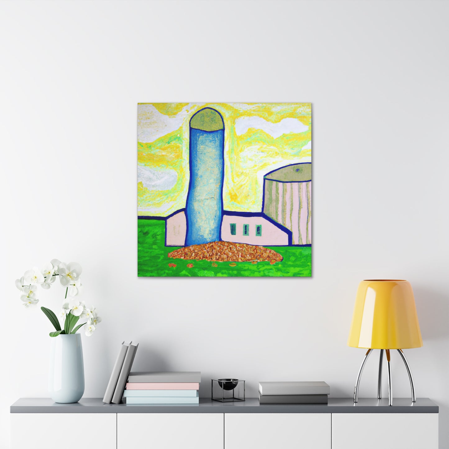 "Silo in Impressionism" - Canvas