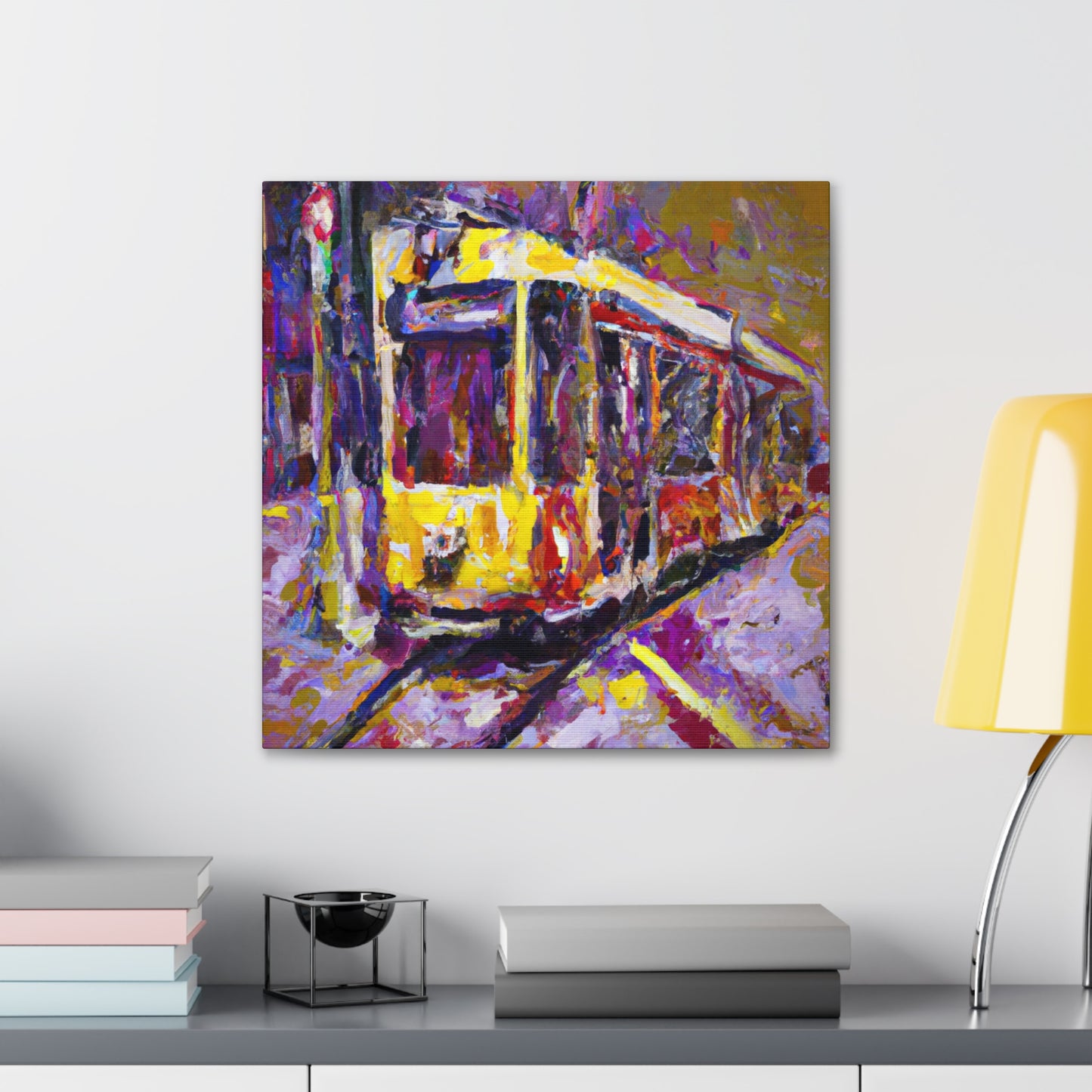 Tram in Impressionism - Canvas