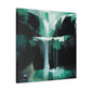 "Rushing Waterfall Beauty" - Canvas