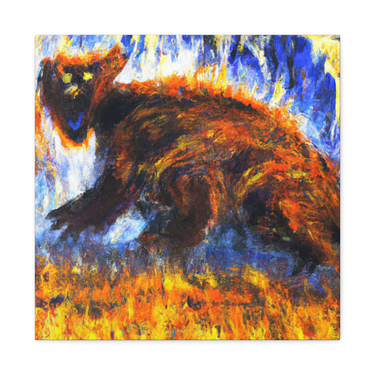 Marmot in Expressionism - Canvas