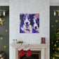 "Border Collie Impressionism" - Canvas