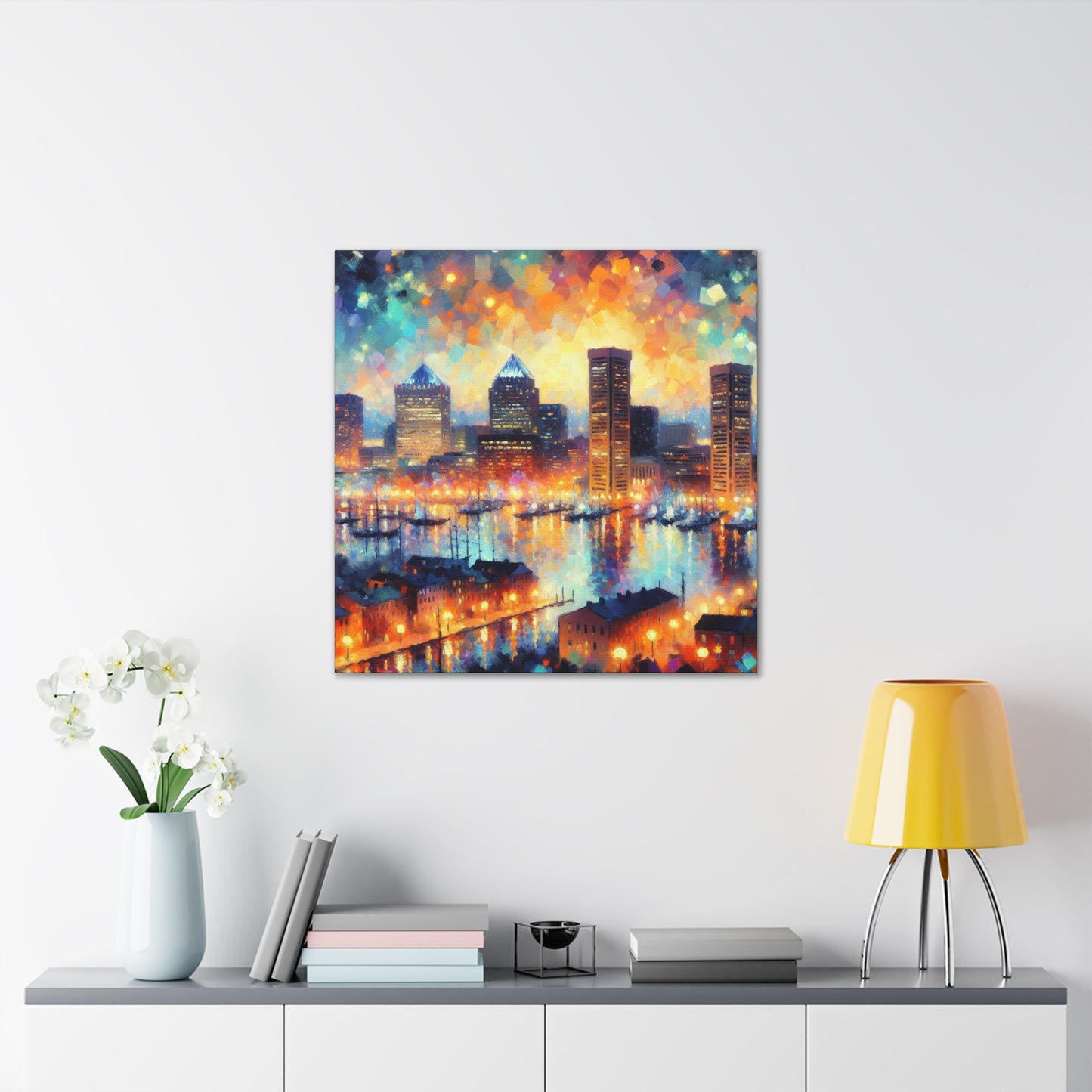 "Harbor Haven's Historic Charm" - Canvas