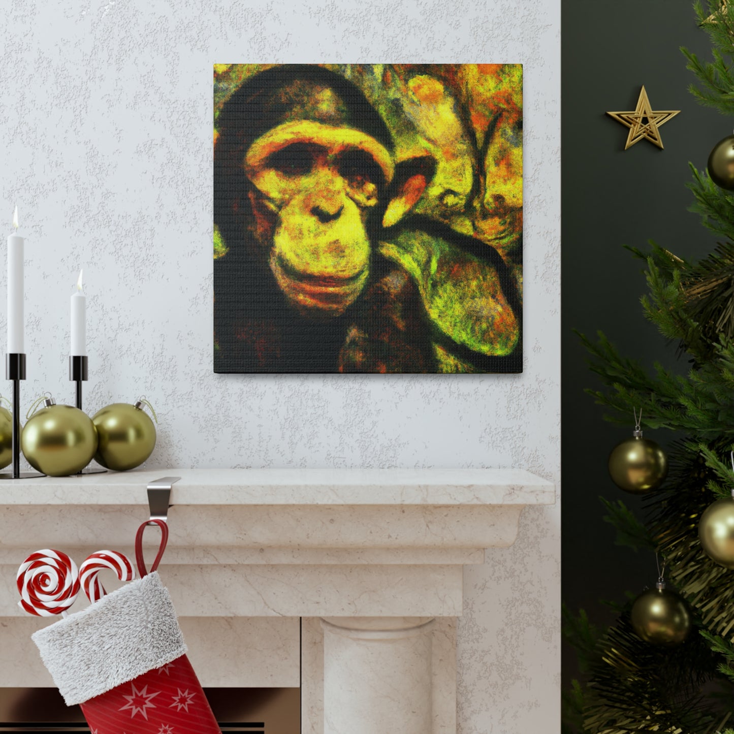 Chimpanzee Dreamscape - Canvas