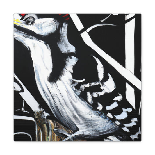 Downy Woodpecker Joy - Canvas