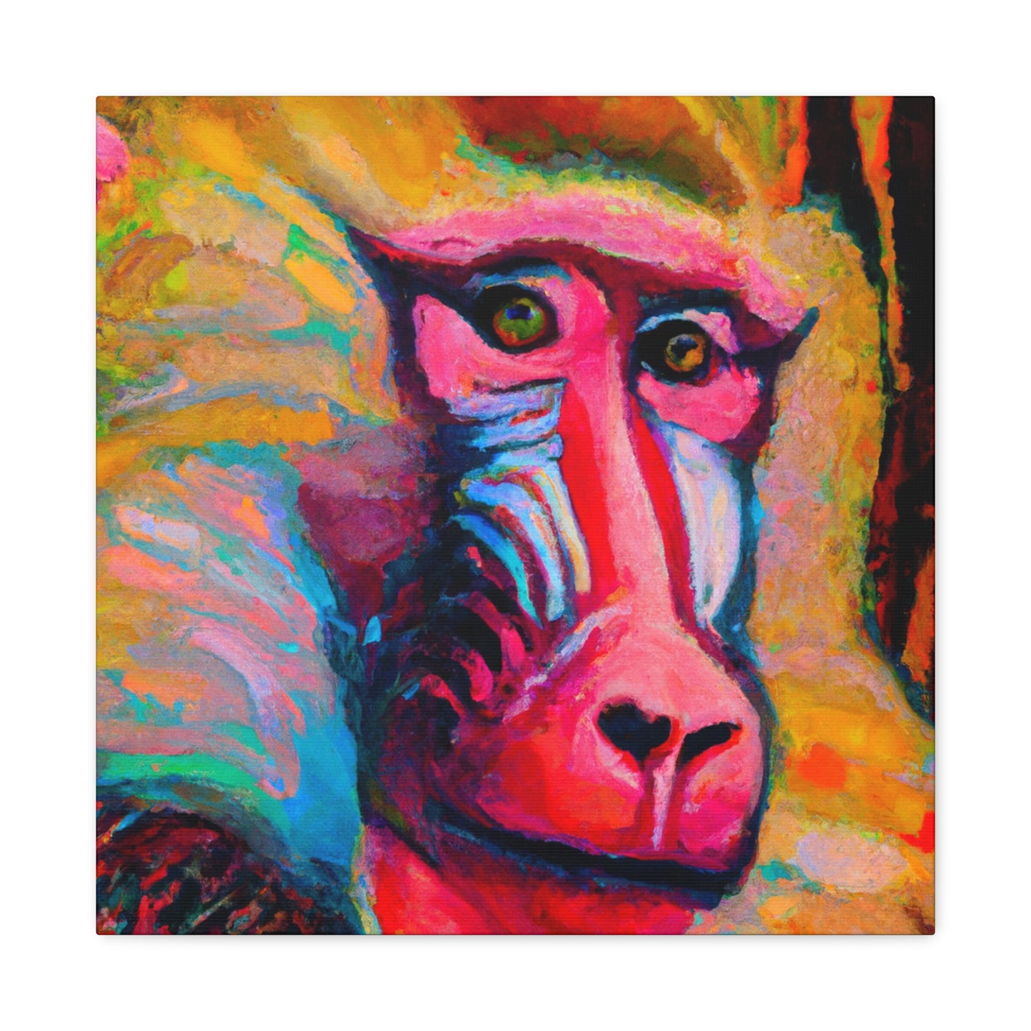 "Baboon's Street Play" - Canvas