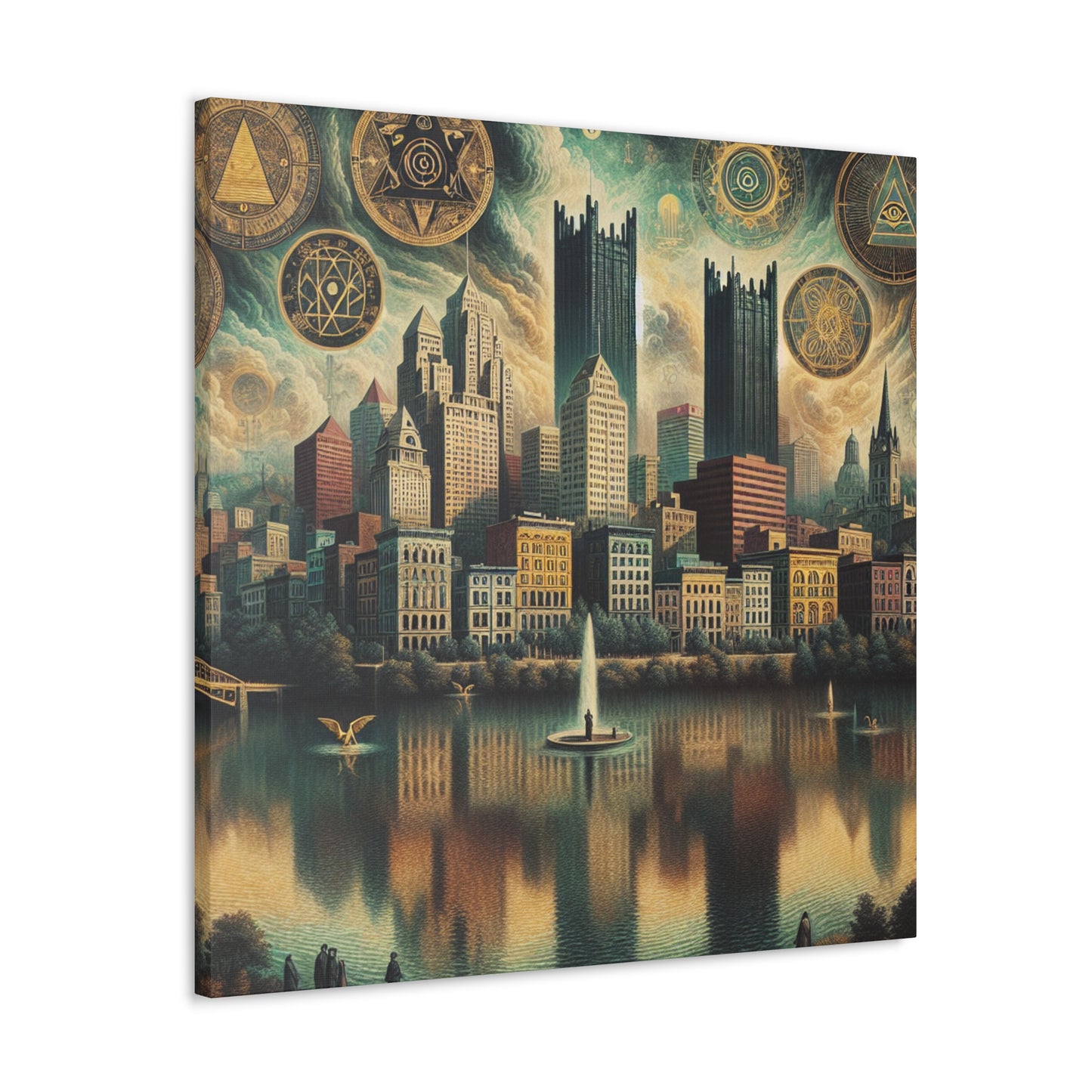 "Steel City Serenity" - Canvas