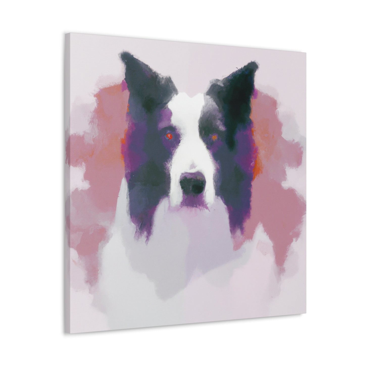 "Border Collie Reflection" - Canvas