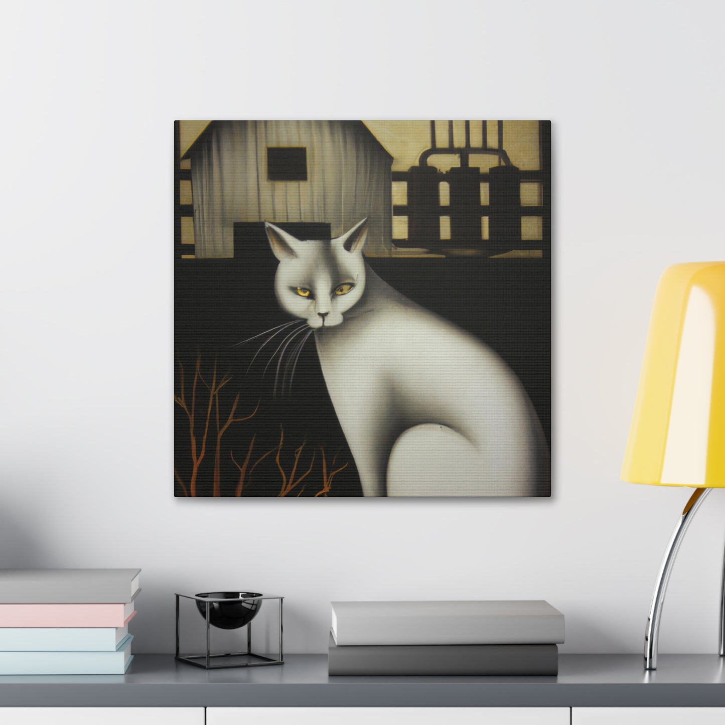 "Barn Cat Velvet Jazz" - Canvas