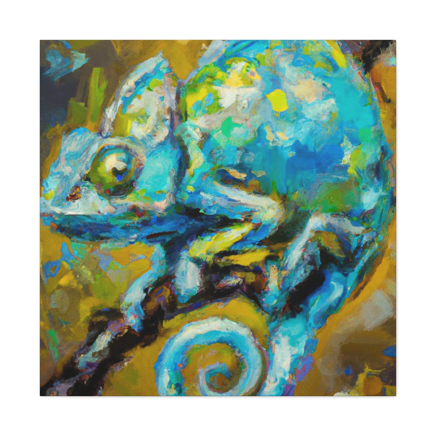 Veiled Chameleon Glory - Canvas