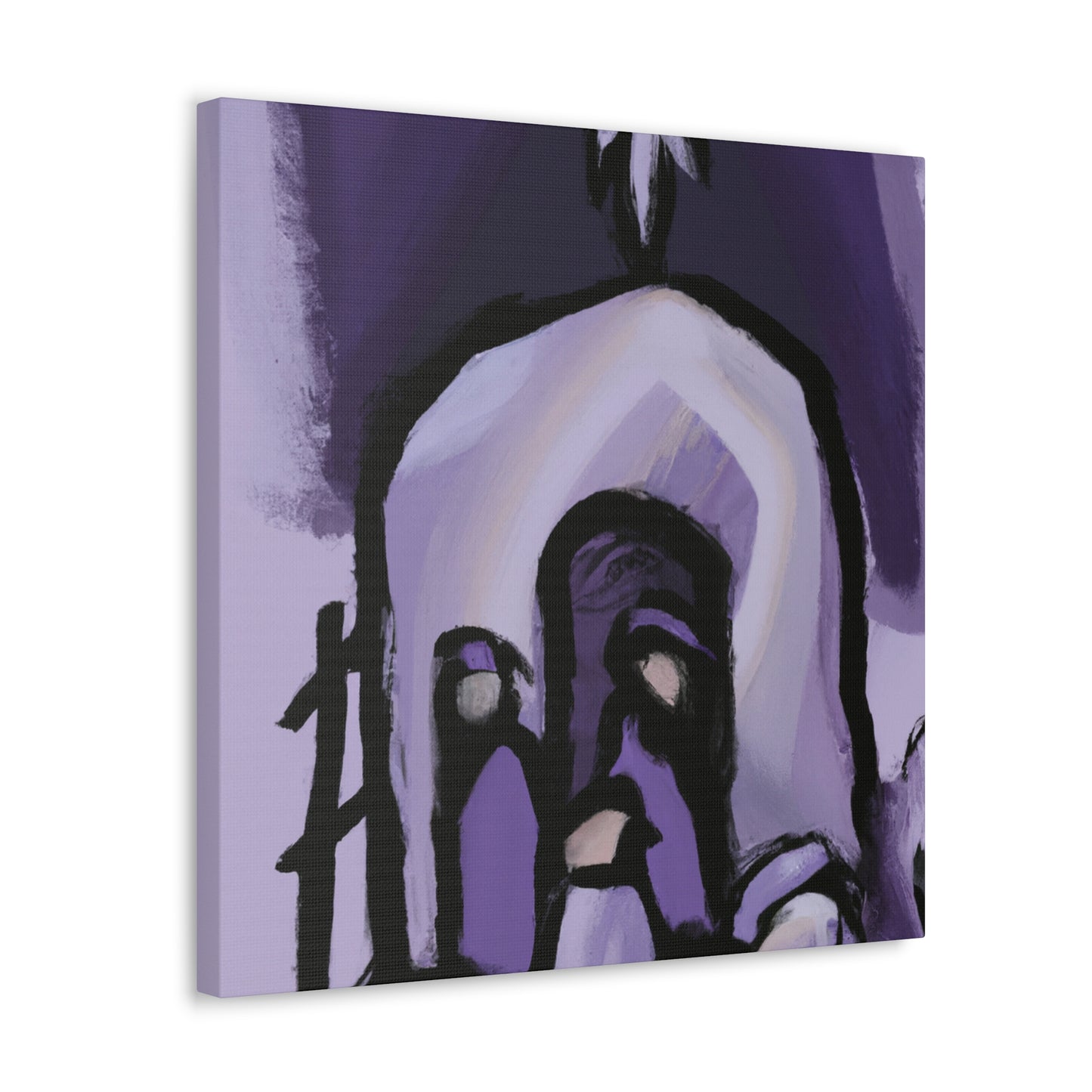 Manger at Nightfall - Canvas