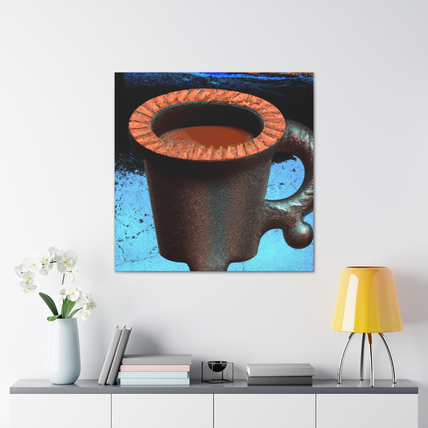 Coffee Cup Dreamscape - Canvas