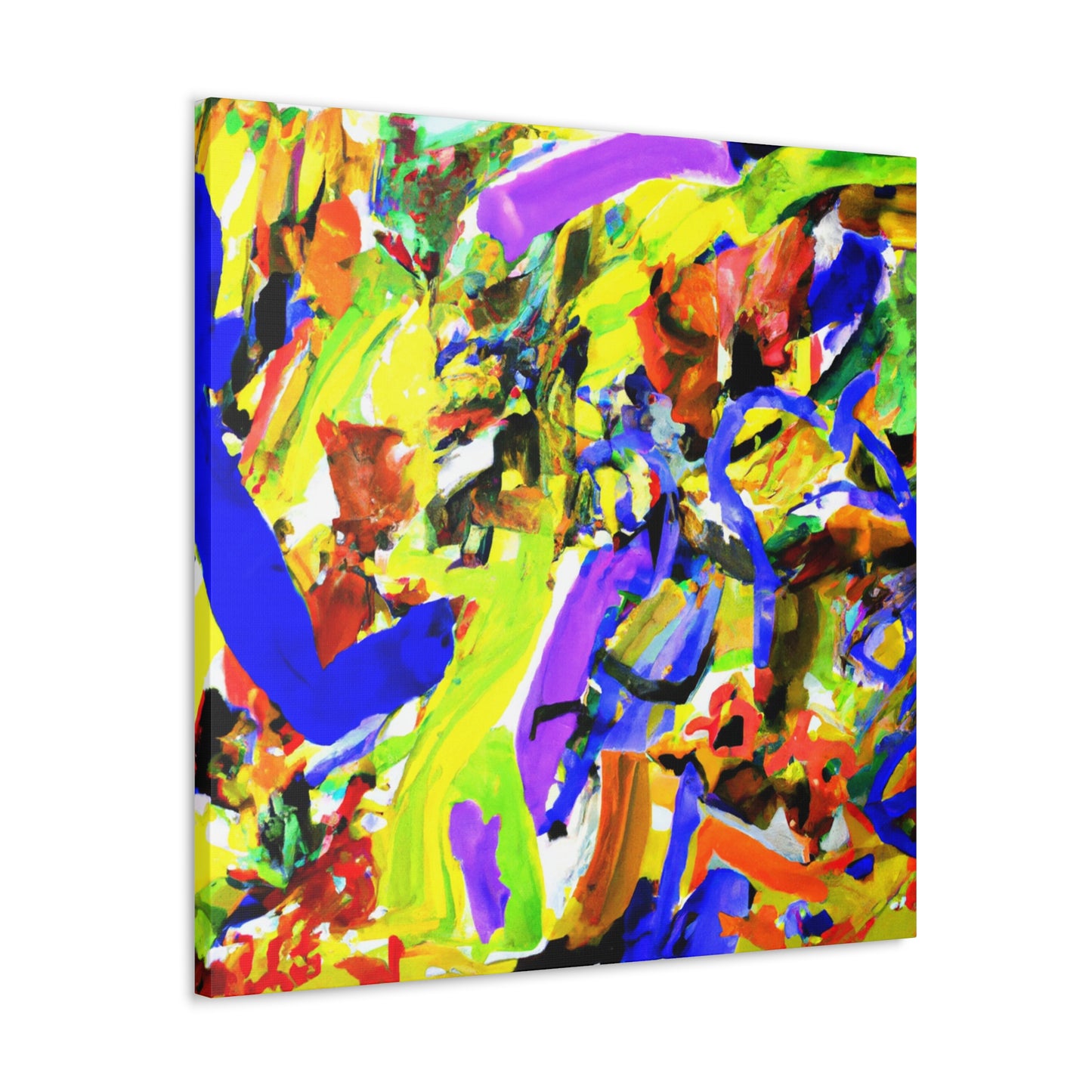 "Expressive Colorful Maize" - Canvas