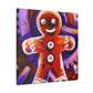 Gingerbread Man Steampunk - Canvas