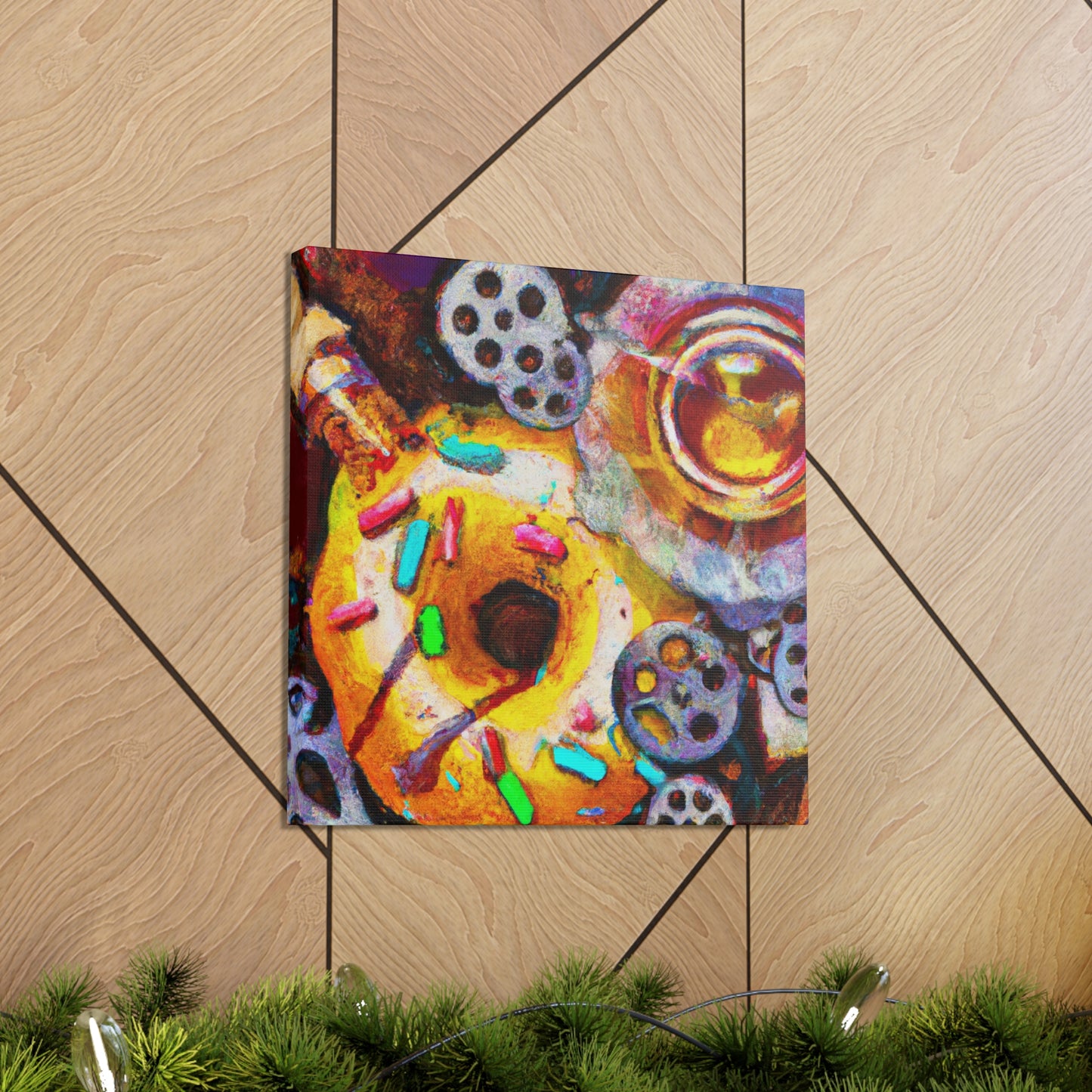 "The Clockwork Doughnut" - Canvas