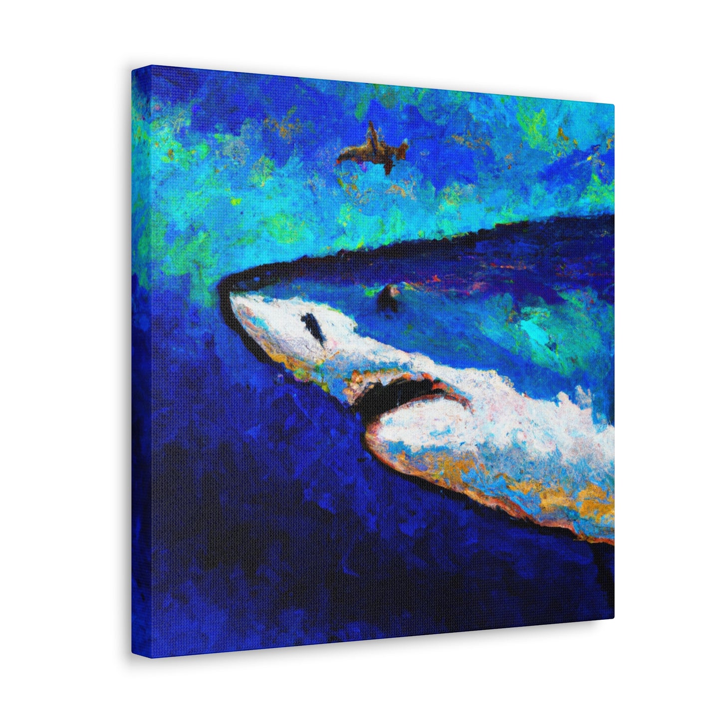 Shark in Impressionism - Canvas