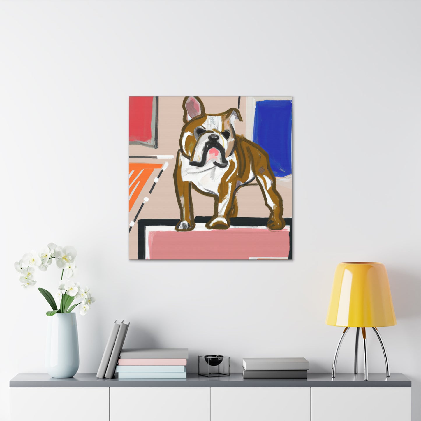 "Bulldog's Tenacity Paint." - Canvas