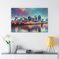 "Urban Tapestry of Cincinnati" - Canvas