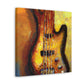 "Bass Guitar Impressionism" - Canvas