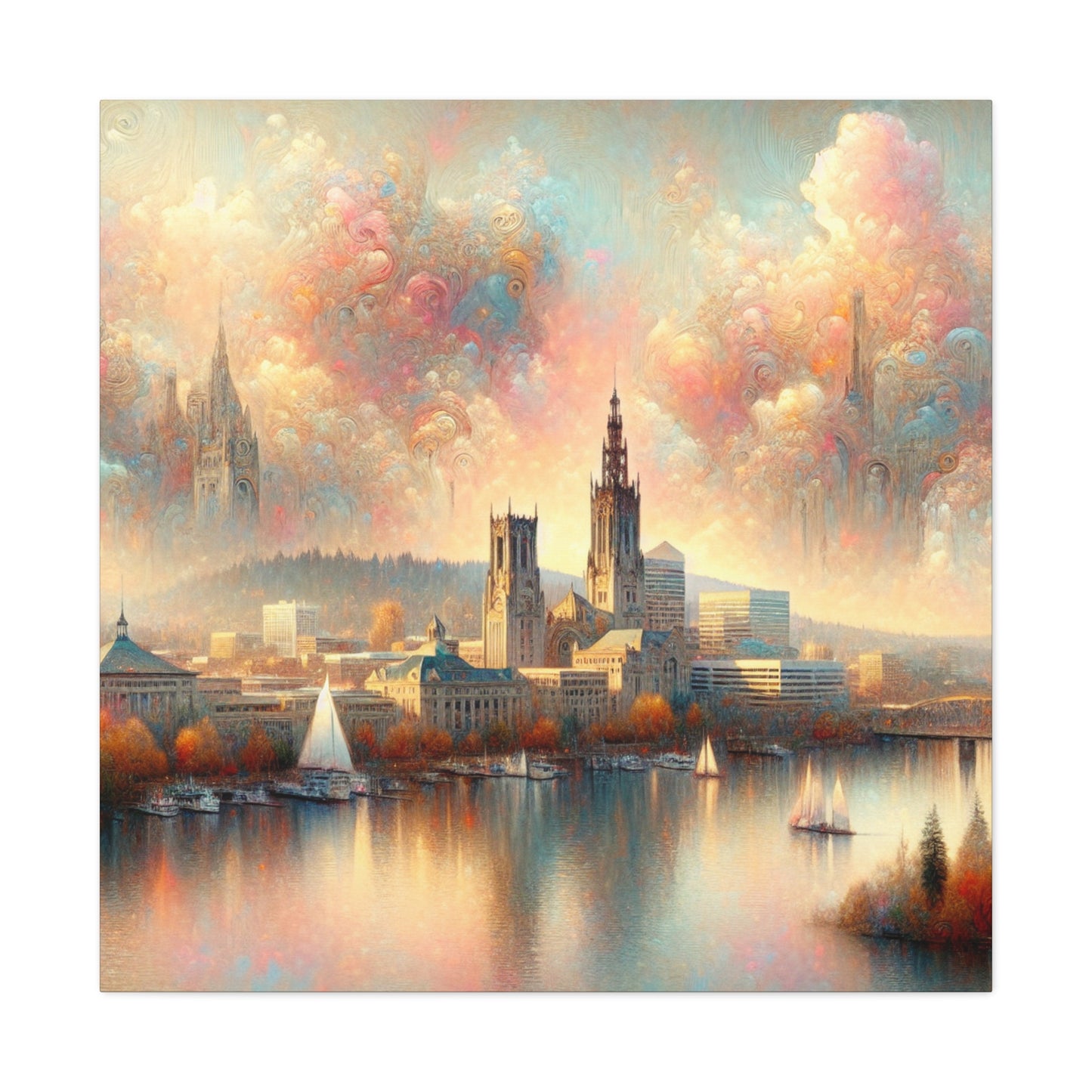 "Unseen Dreamscape Portland" - Canvas