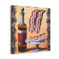 "Bacon in Rococo Style" - Canvas