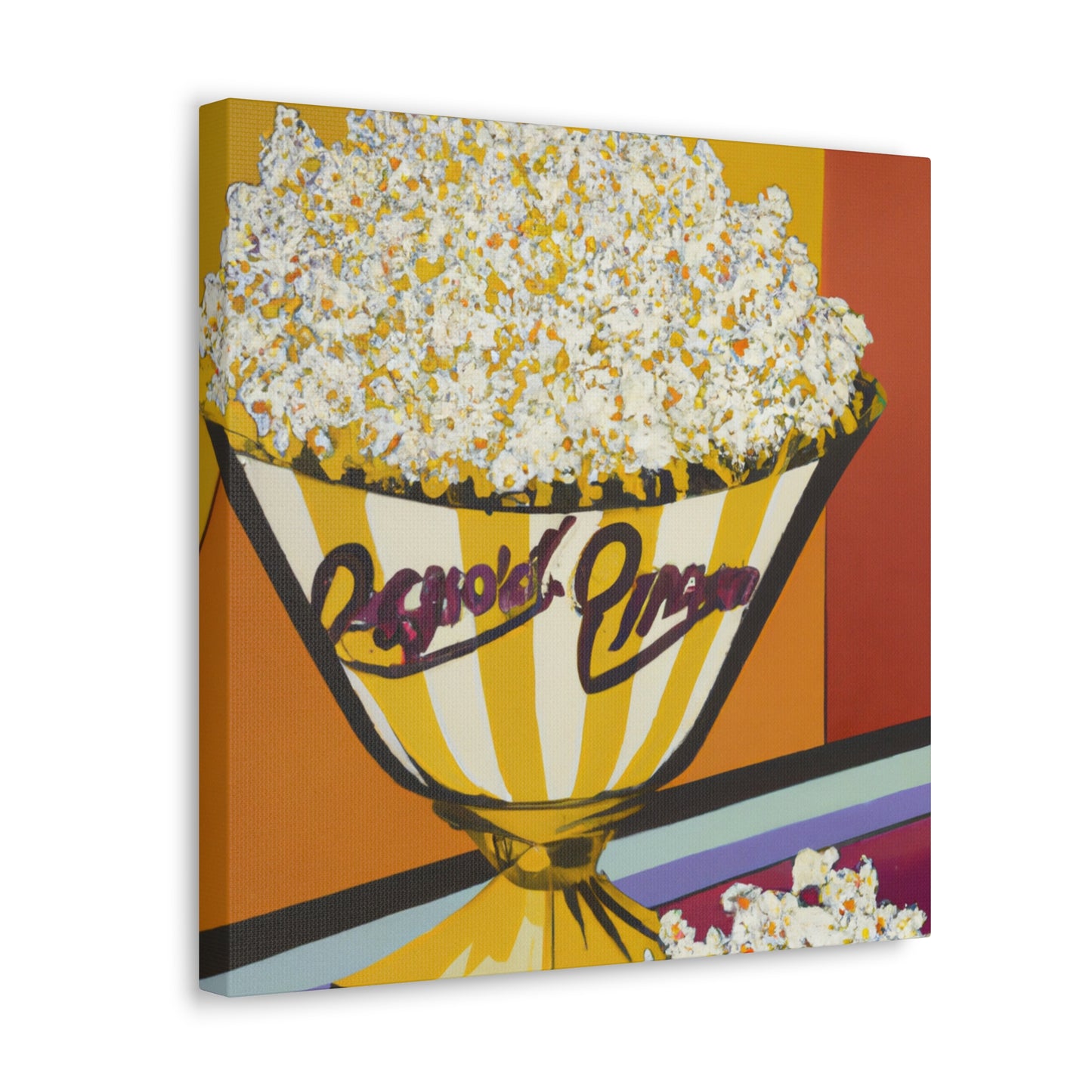 "Popcorn Art Deco Dream" - Canvas