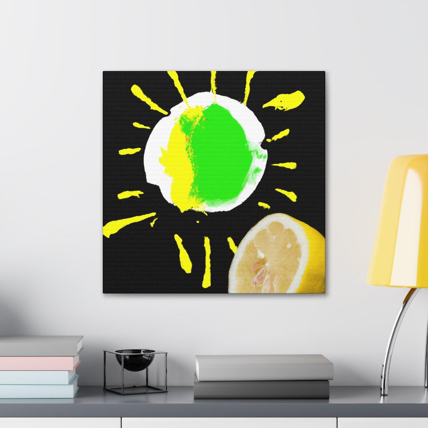 Lemon Juicy Brilliance - Canvas