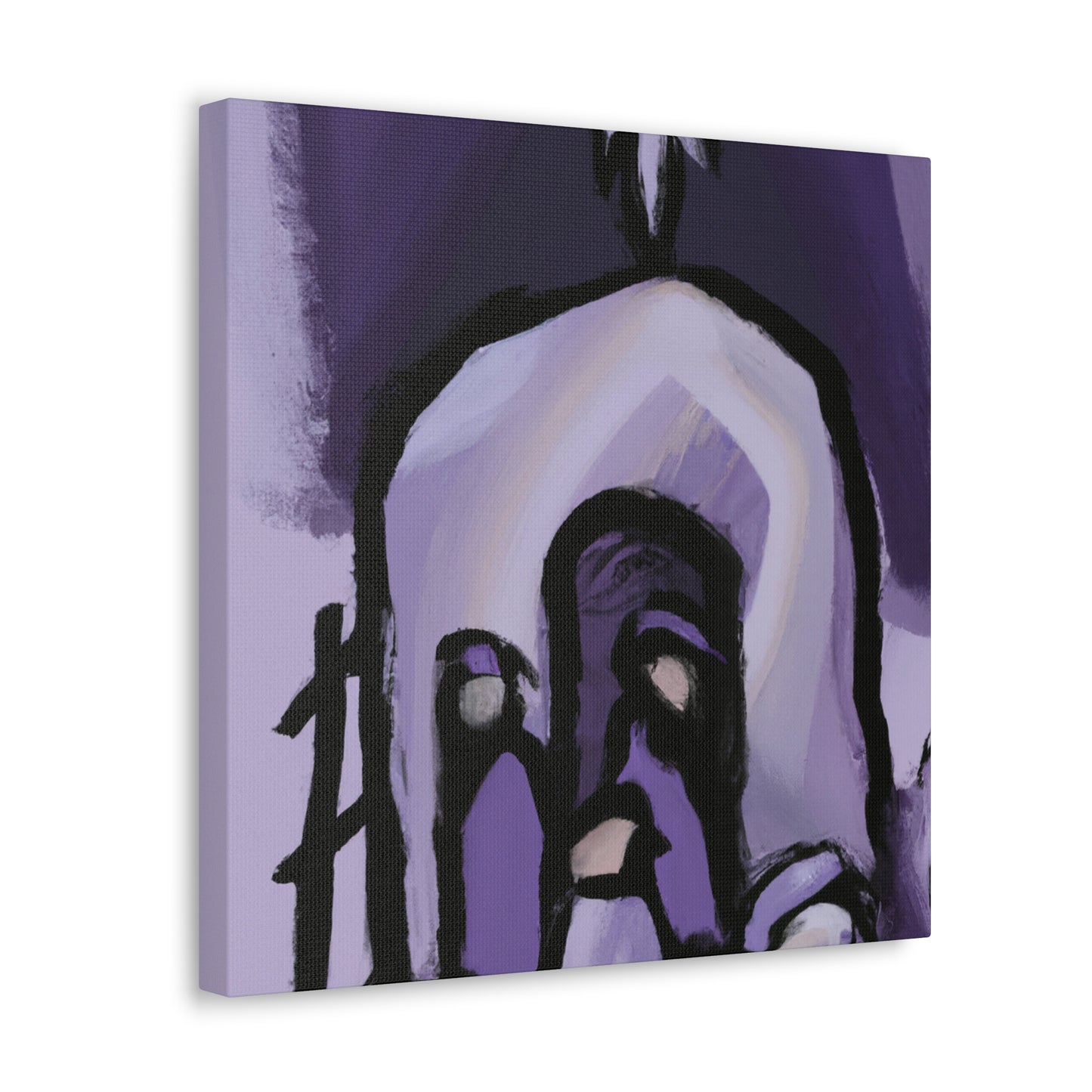 Manger at Nightfall - Canvas