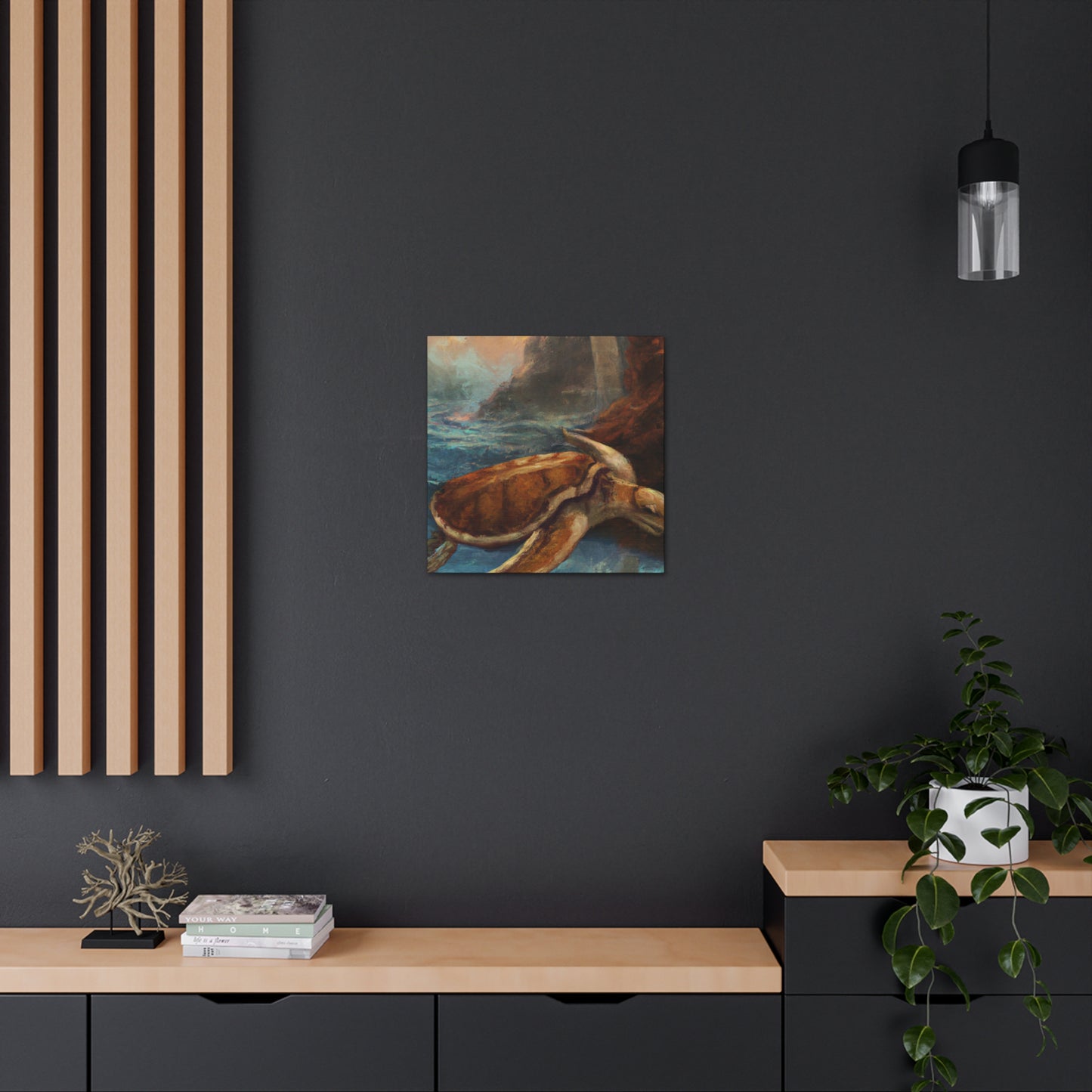 Turtle of the Sea - Canvas