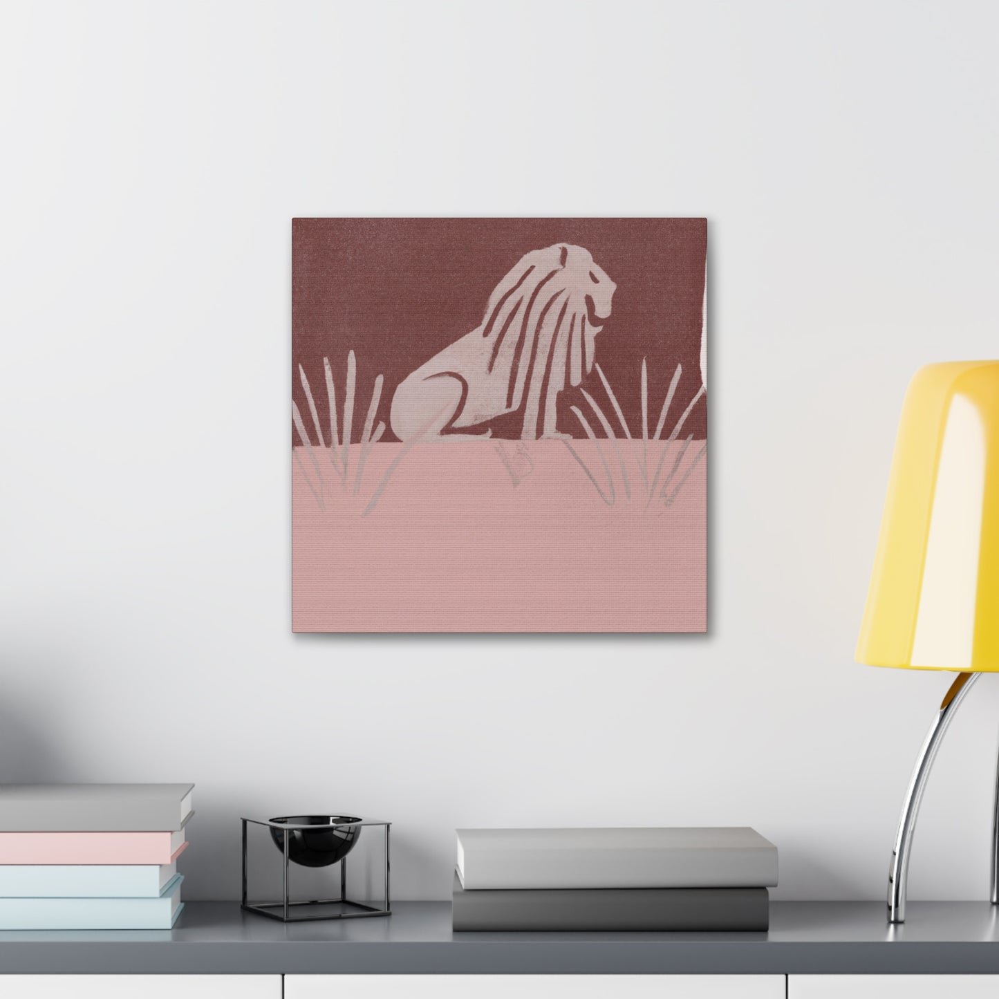 "Lion of Minimalism" - Canvas