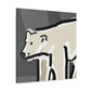 Polar Bear Reflection visual - Canvas