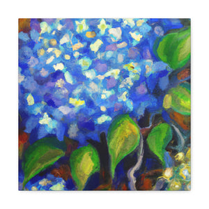 "Hydrangea's Splendid Bloom" - Canvas