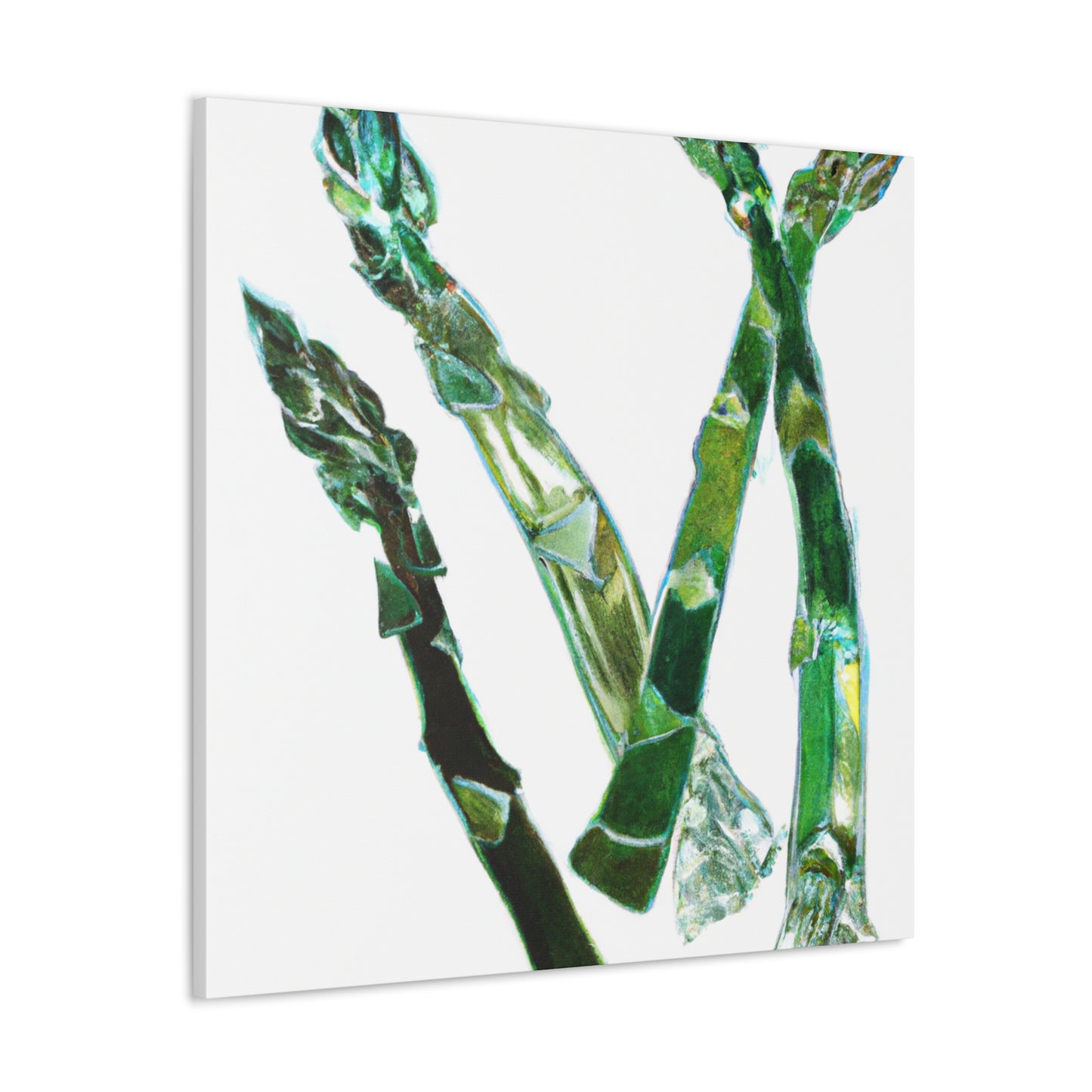 "Asparagus in Art Nouveau" - Canvas