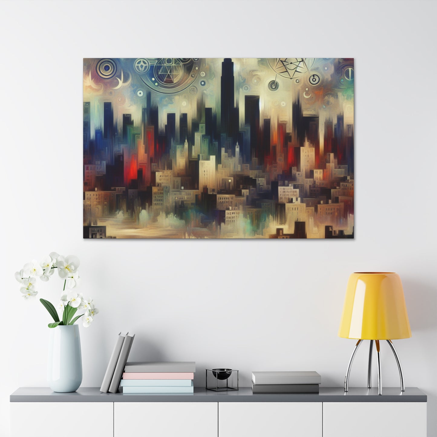 "Urban Odyssey: Concrete Symphony" - Canvas