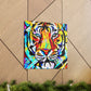 "Tiger in Art Deco" - Canvas