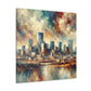 "Whirlwind of Denver" - Canvas