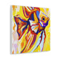 Angelic Fish in Bloom - Canvas