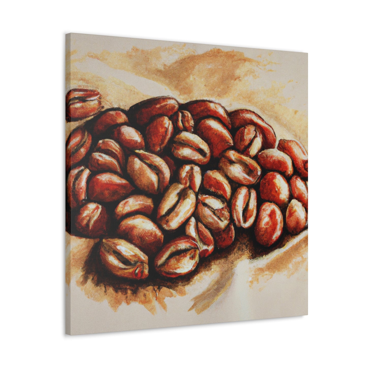 Coffee Beans Abloom - Canvas