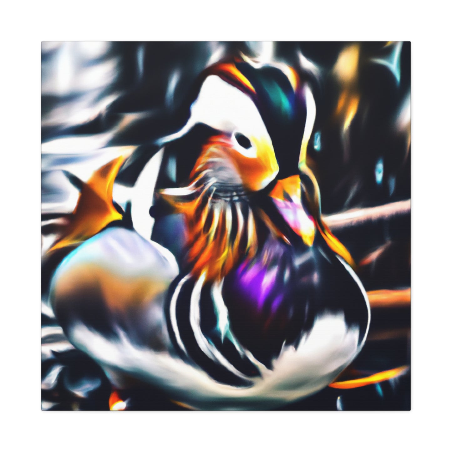 "Mandarin Duck Symphony" - Canvas