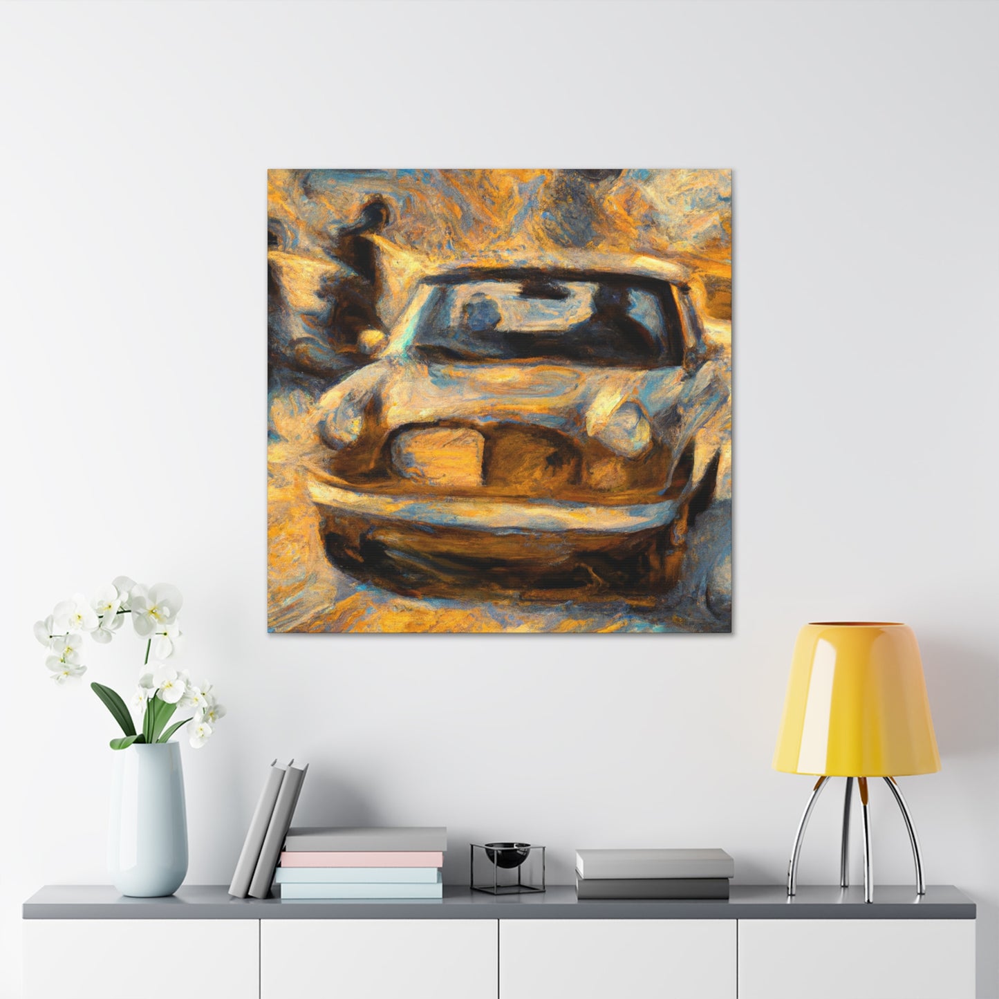 "Automobile Surreal Dream" - Canvas