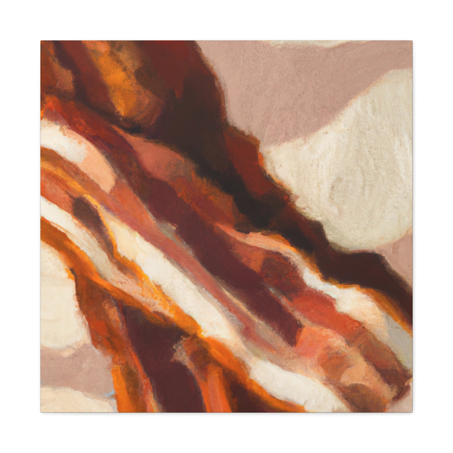 Bacon in Abstract Form - Canvas