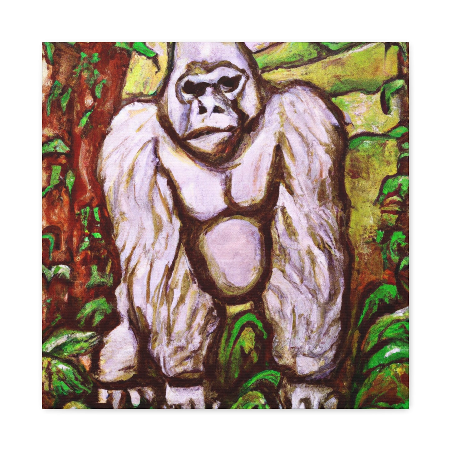 Gorilla Grandeur Portrait - Canvas